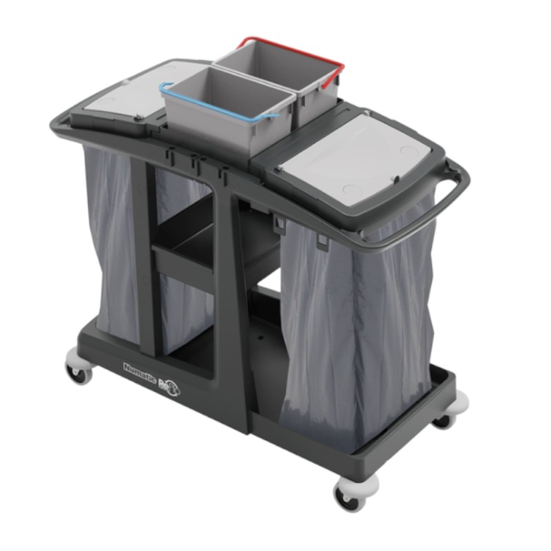 Reinigingswagen - ReFlo ECO-Matic EM4 - Zonder pers & 2 emmers van 10 l